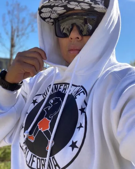 RL Cali Bear Limited Edition Hoodie White Unisex