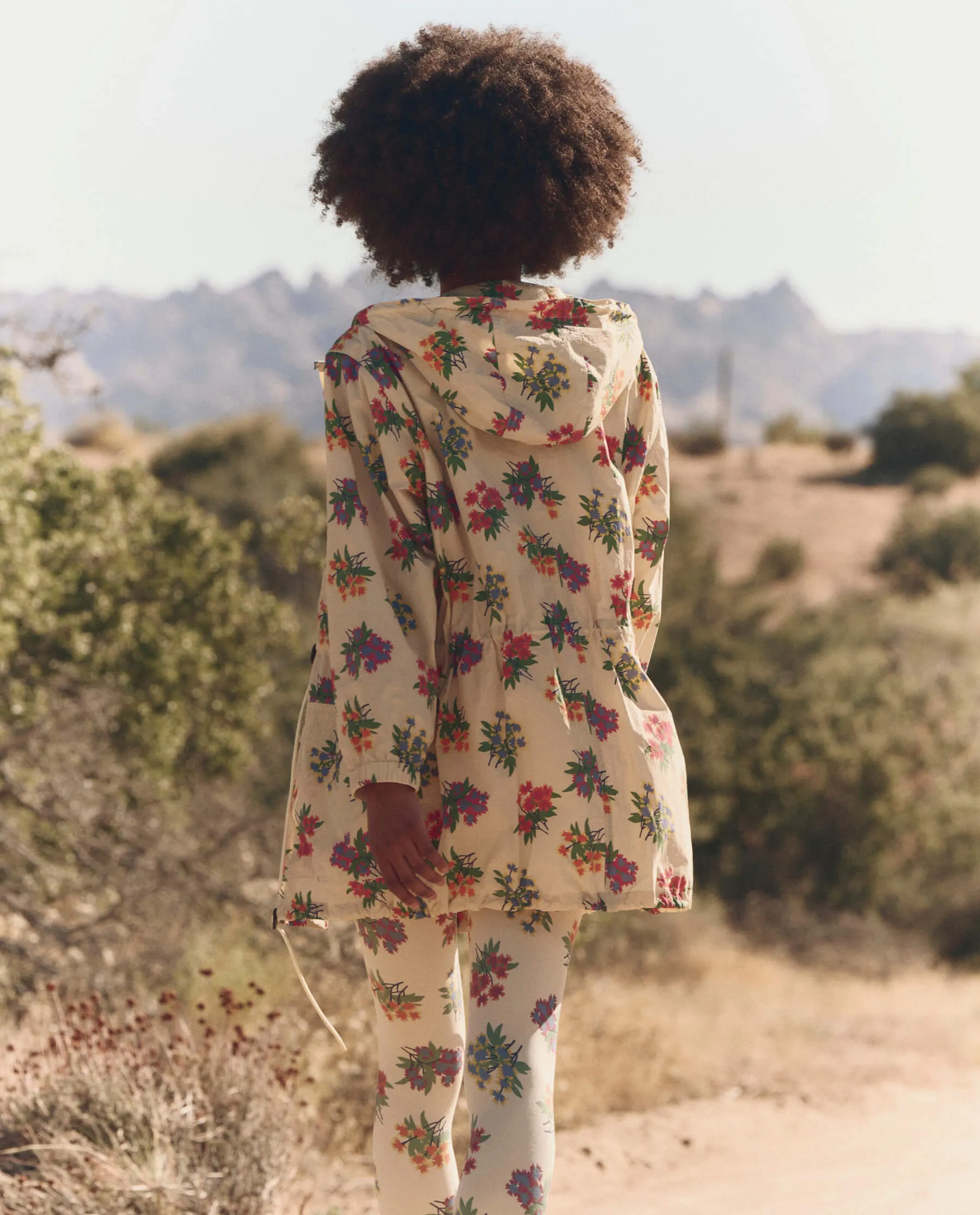 The Rover Jacket. -- Pale Khaki Palisade Floral