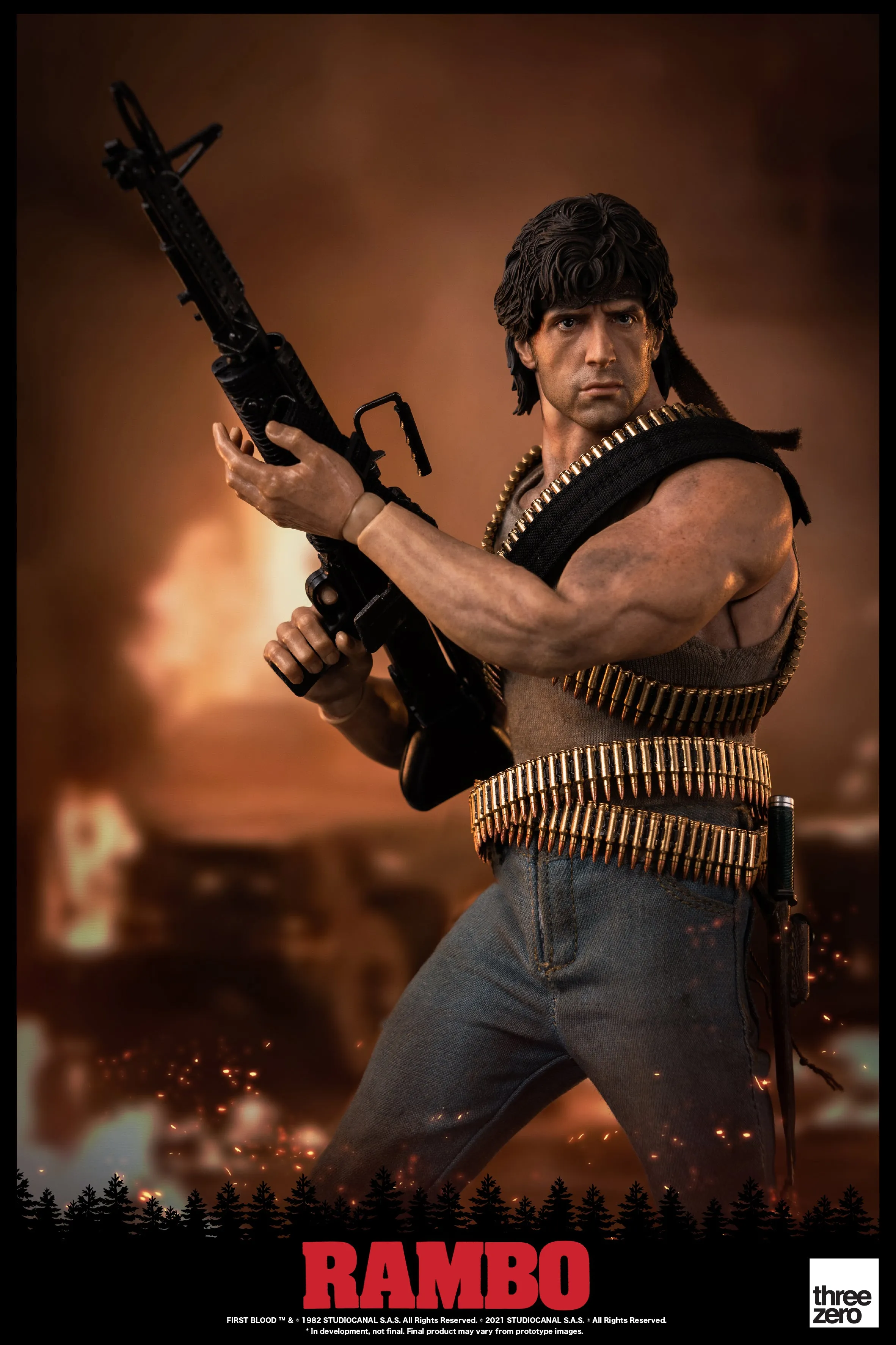 Threezero Rambo First Blood John Rambo