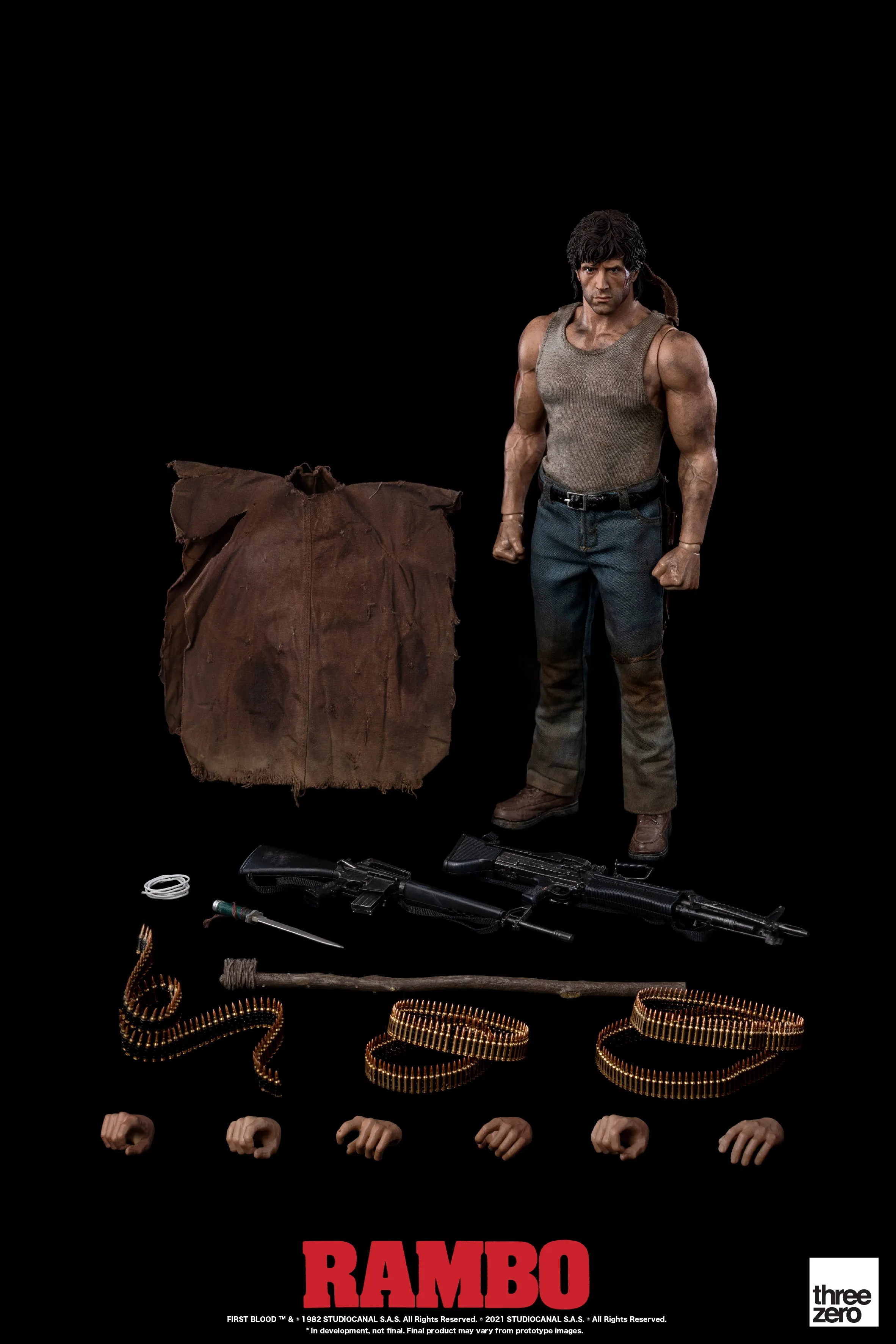 Threezero Rambo First Blood John Rambo