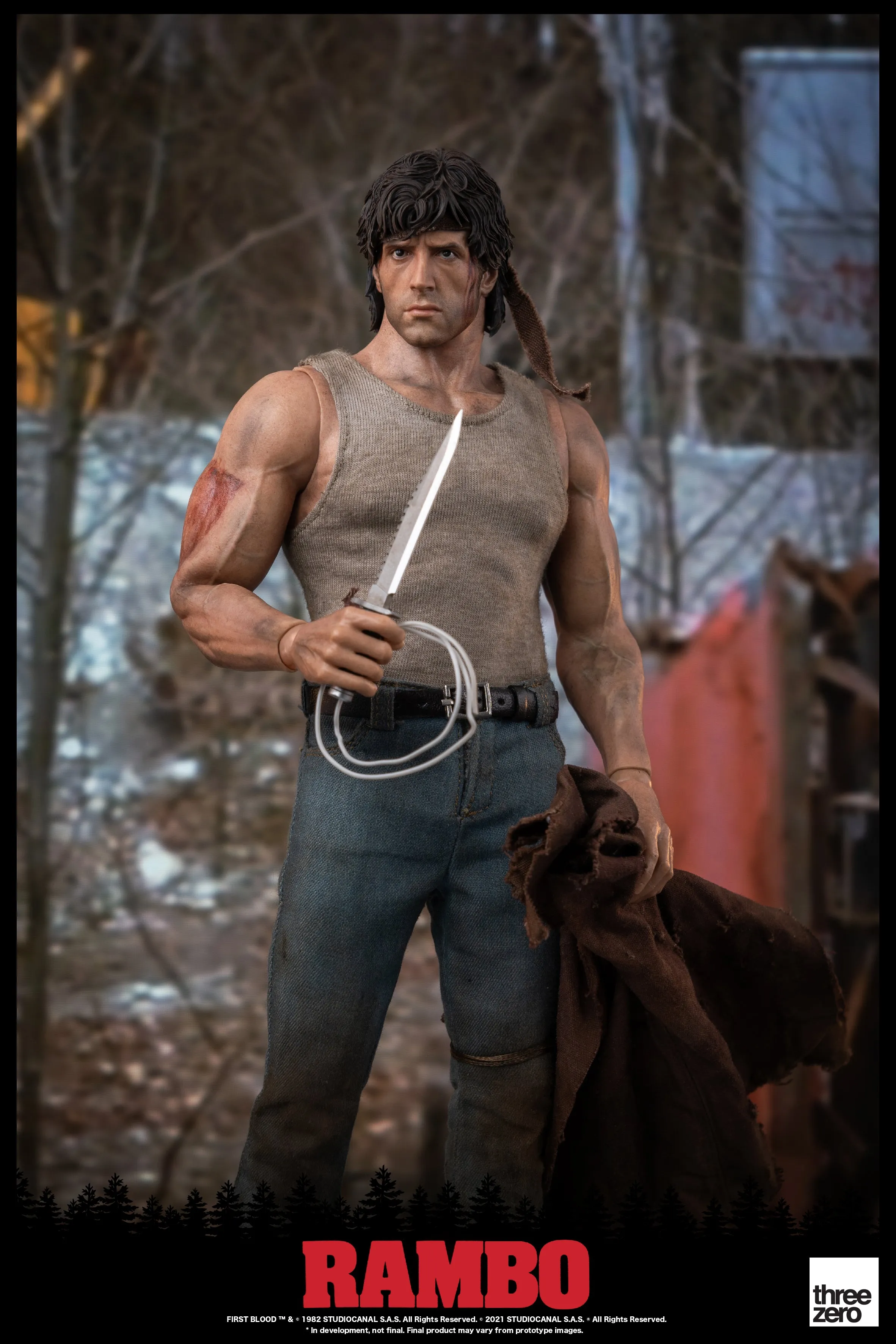 Threezero Rambo First Blood John Rambo