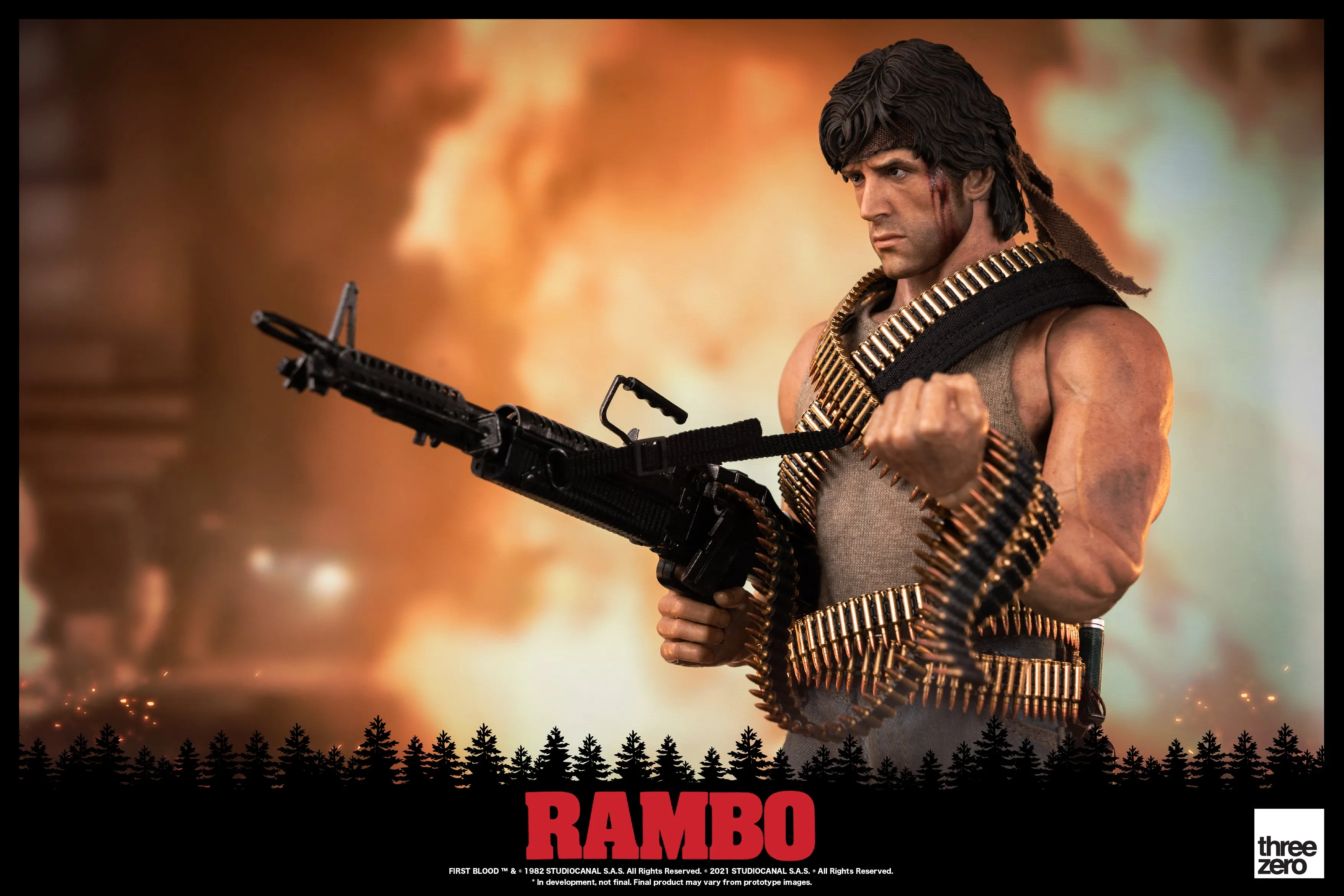 Threezero Rambo First Blood John Rambo