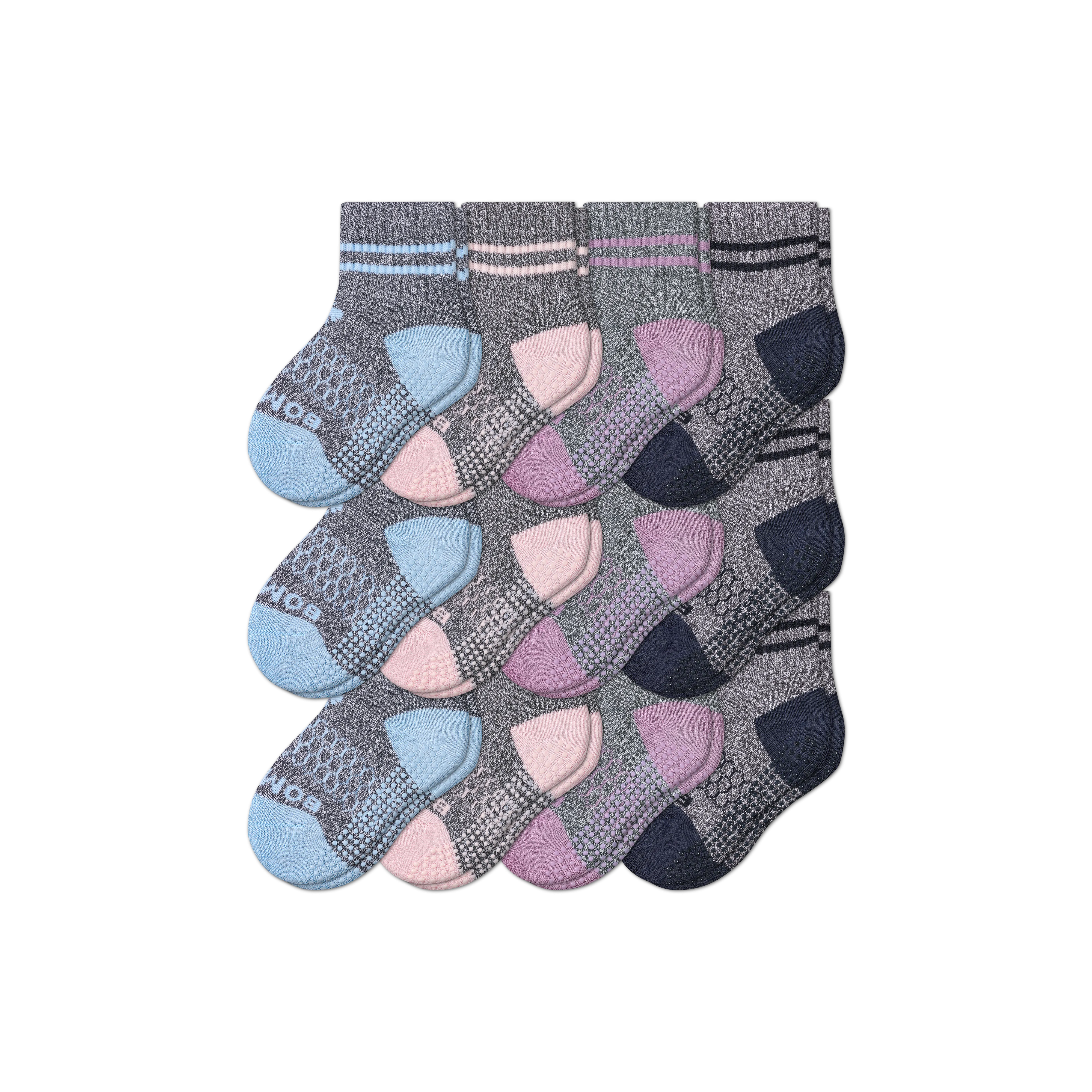 Toddler Gripper Calf Sock 12-Pack