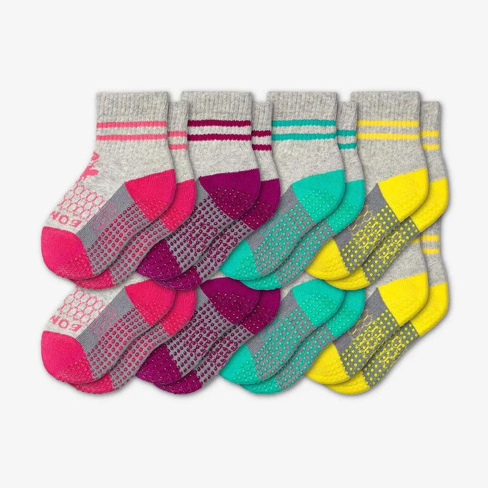 Toddler Gripper Calf Sock 8-Pack