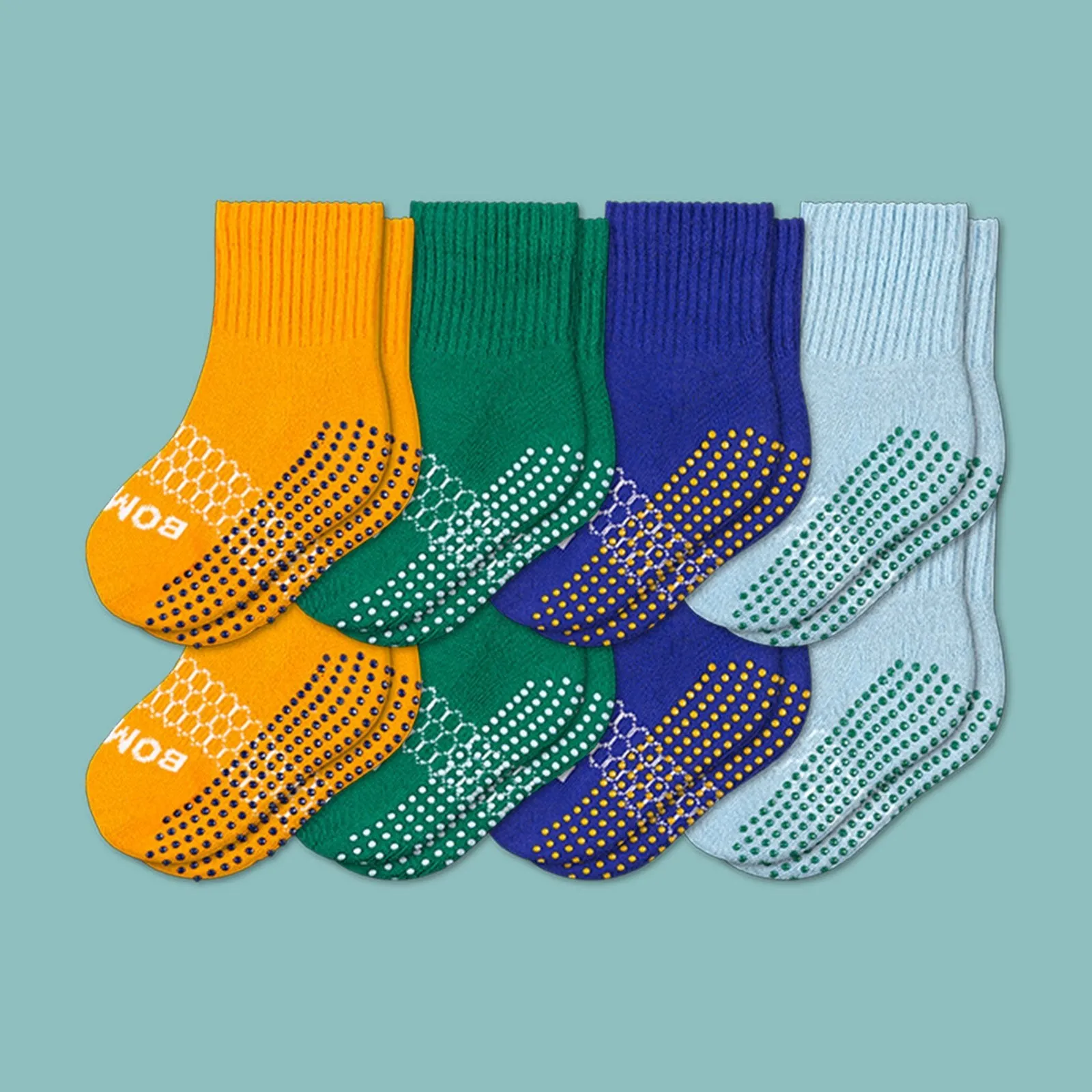 Toddler Gripper Calf Sock 8-Pack