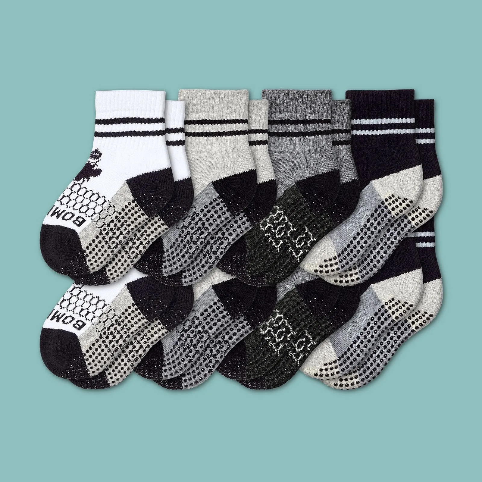 Toddler Gripper Calf Sock 8-Pack