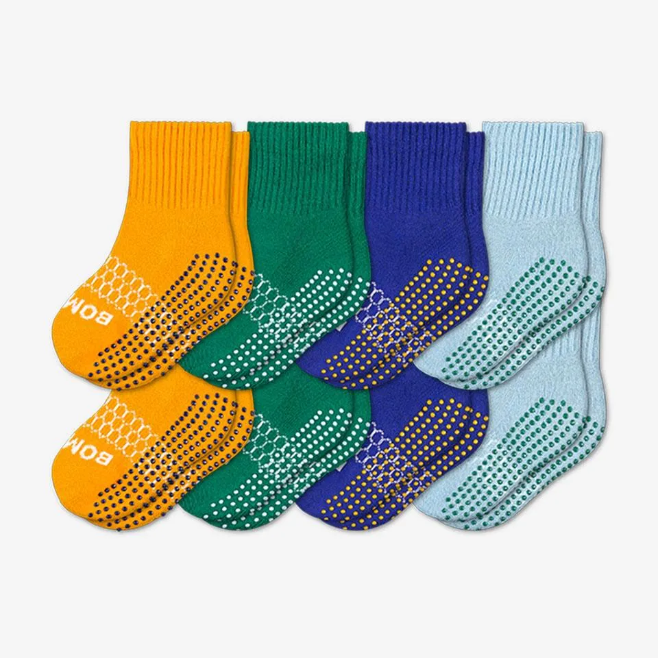 Toddler Gripper Calf Sock 8-Pack