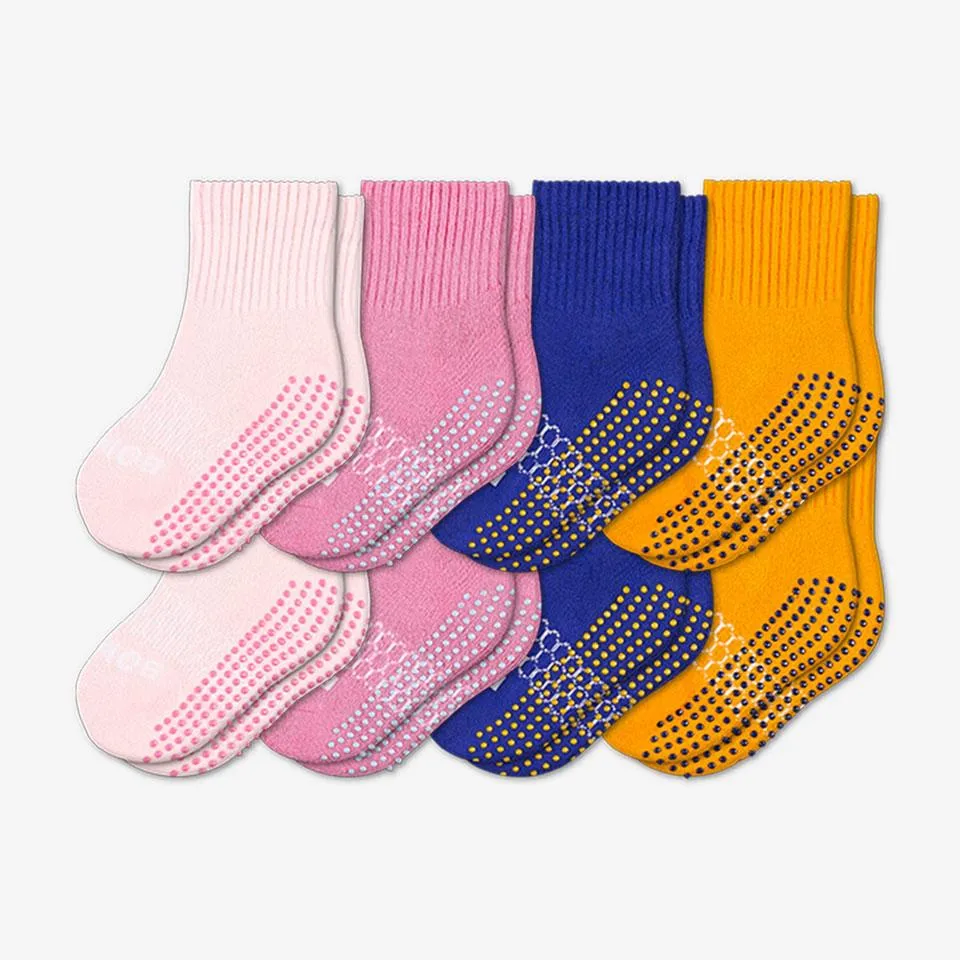 Toddler Gripper Calf Sock 8-Pack