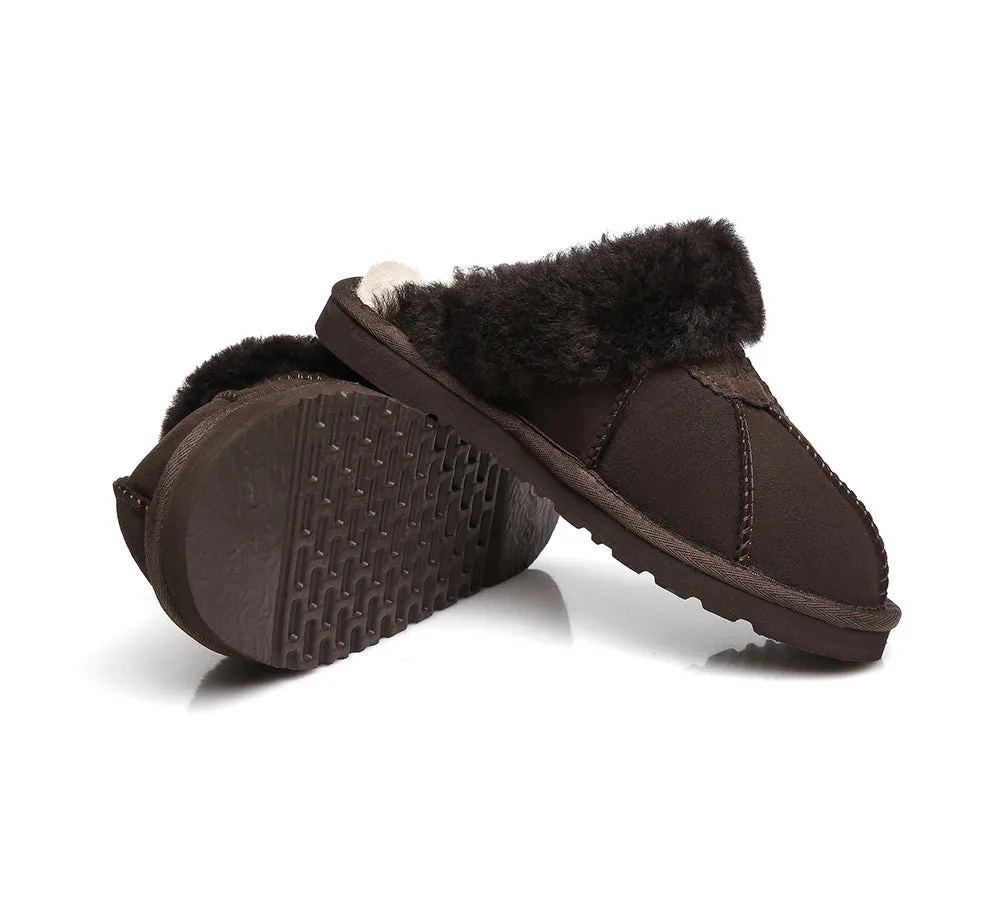 UGG Slippers Double Faced Sheepskin Wool Nonslip Slippers Robert