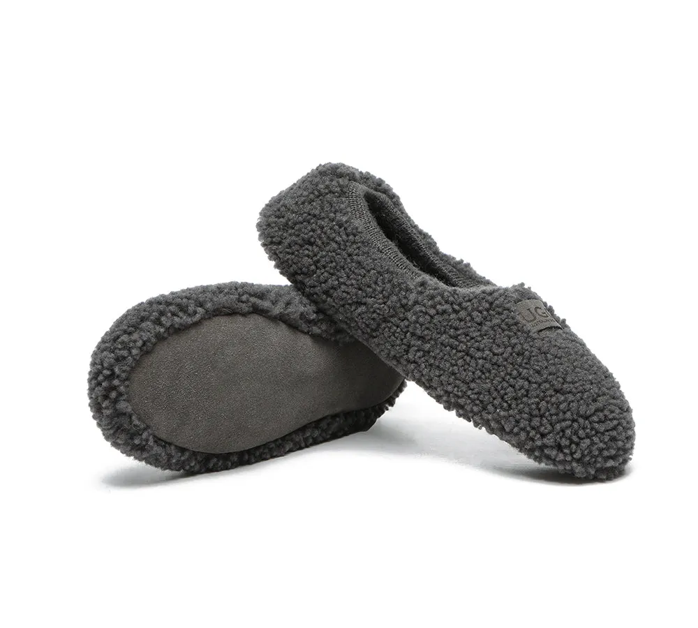 Women Curly Wool Slippers Lucina