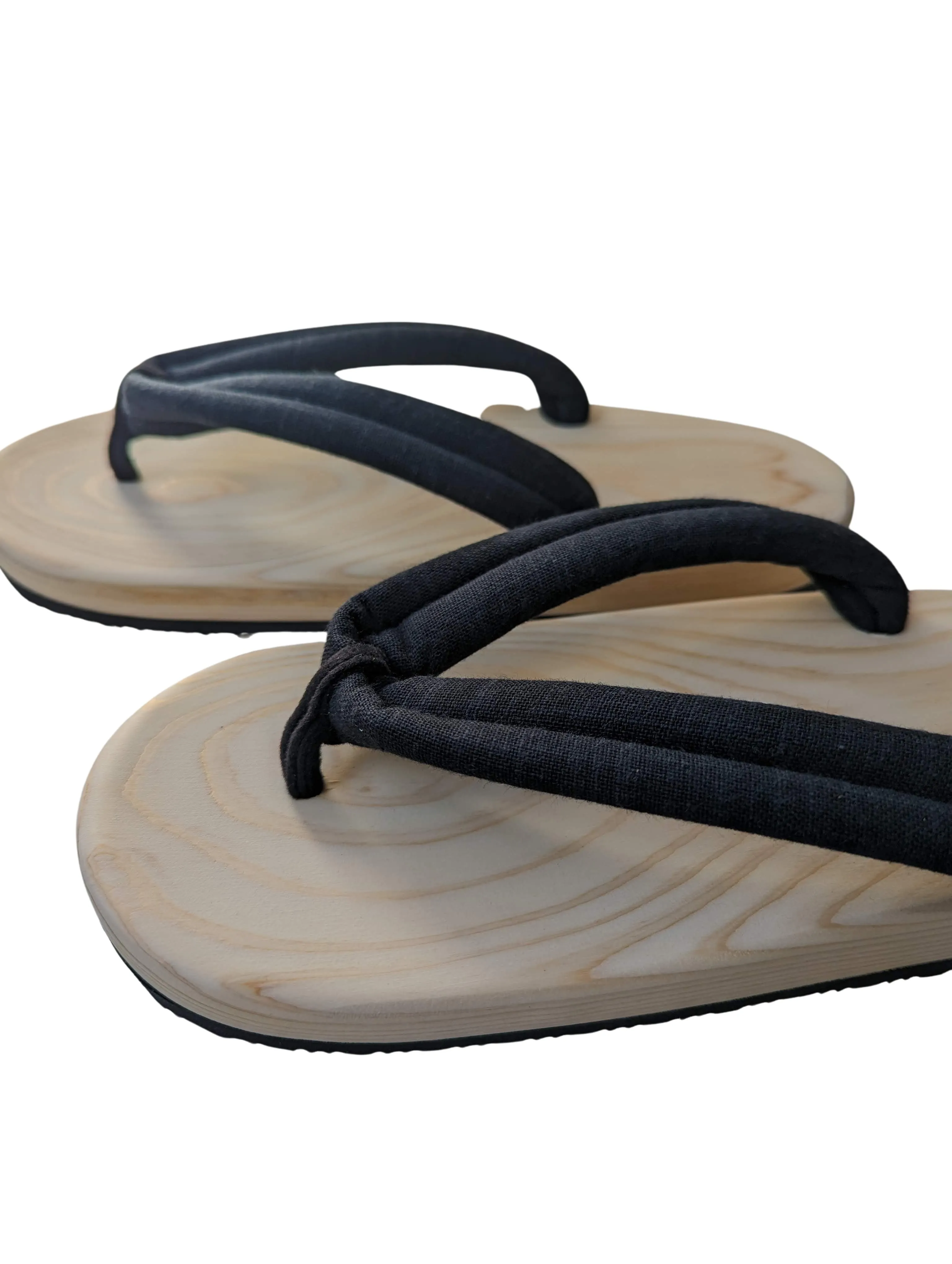 Wood Unpainted Natural GETA ZOURI Slippers [Outdoor]