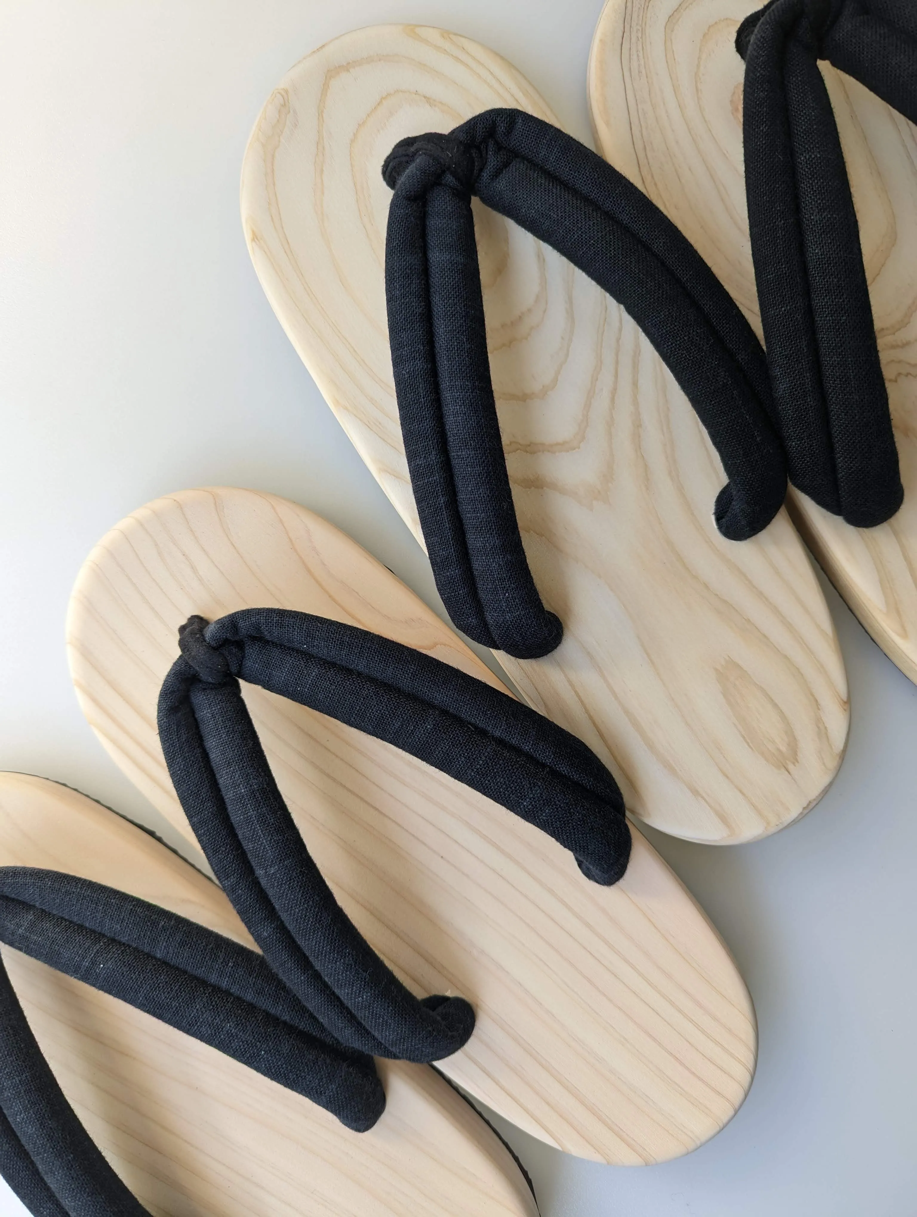 Wood Unpainted Natural GETA ZOURI Slippers [Outdoor]