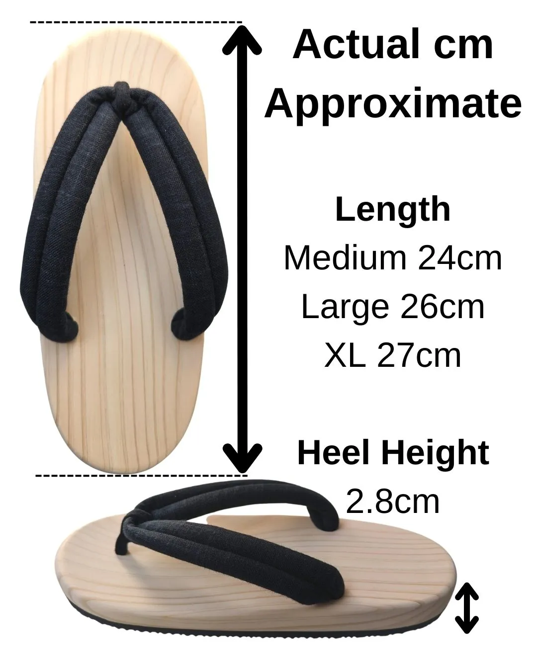 Wood Unpainted Natural GETA ZOURI Slippers [Outdoor]